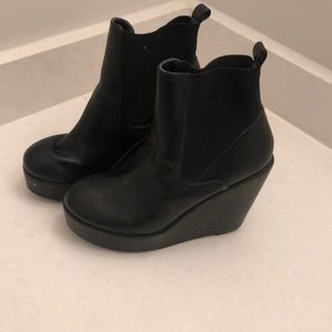 Target black wedge bootie